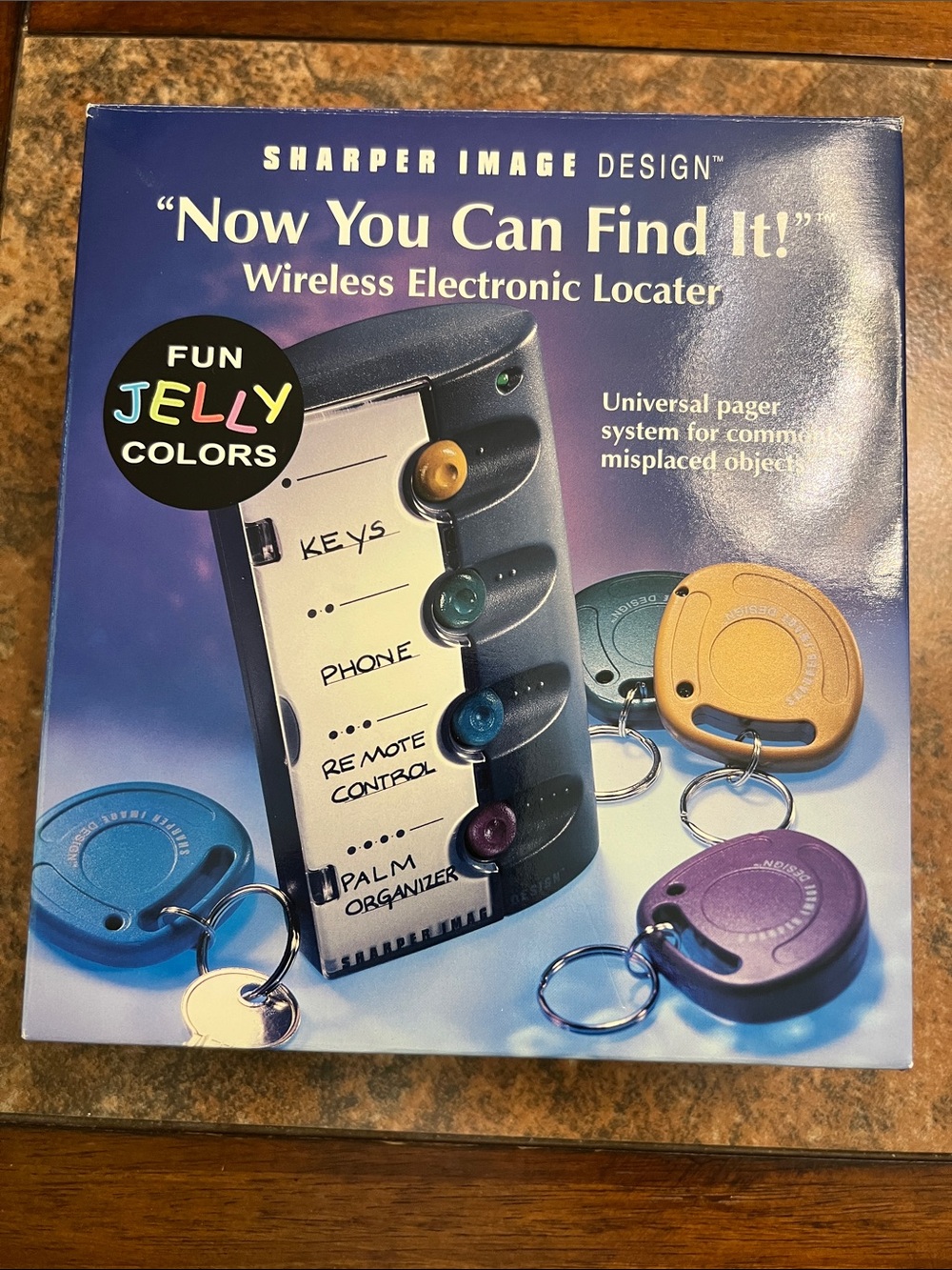 Sharper Image "Now You Can Find It!" Wireless Electronic Locator - Jelly Colors